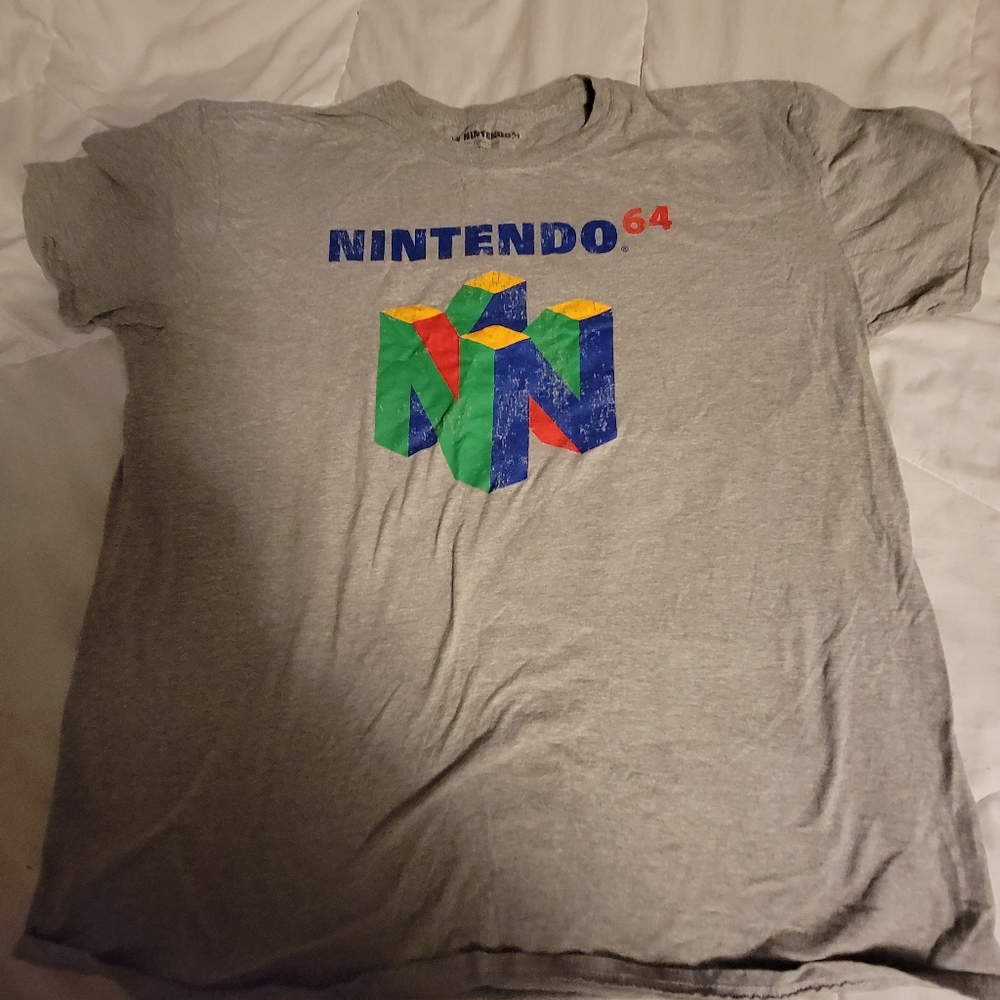 Nintendo 64 grey mens 2XL shirt